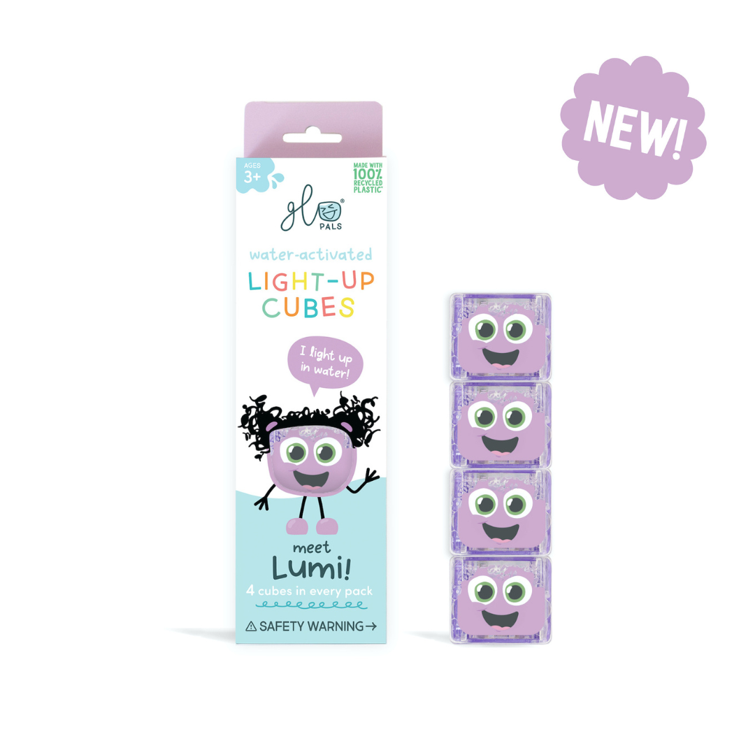 Glo Pals Water Activated Light-Up Cubes - Lumi (Purple)