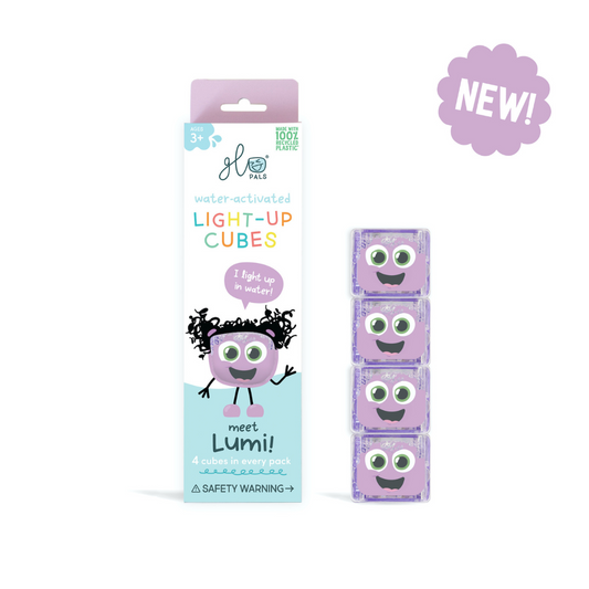 Glo Pals Water Activated Light-Up Cubes - Lumi (Purple)