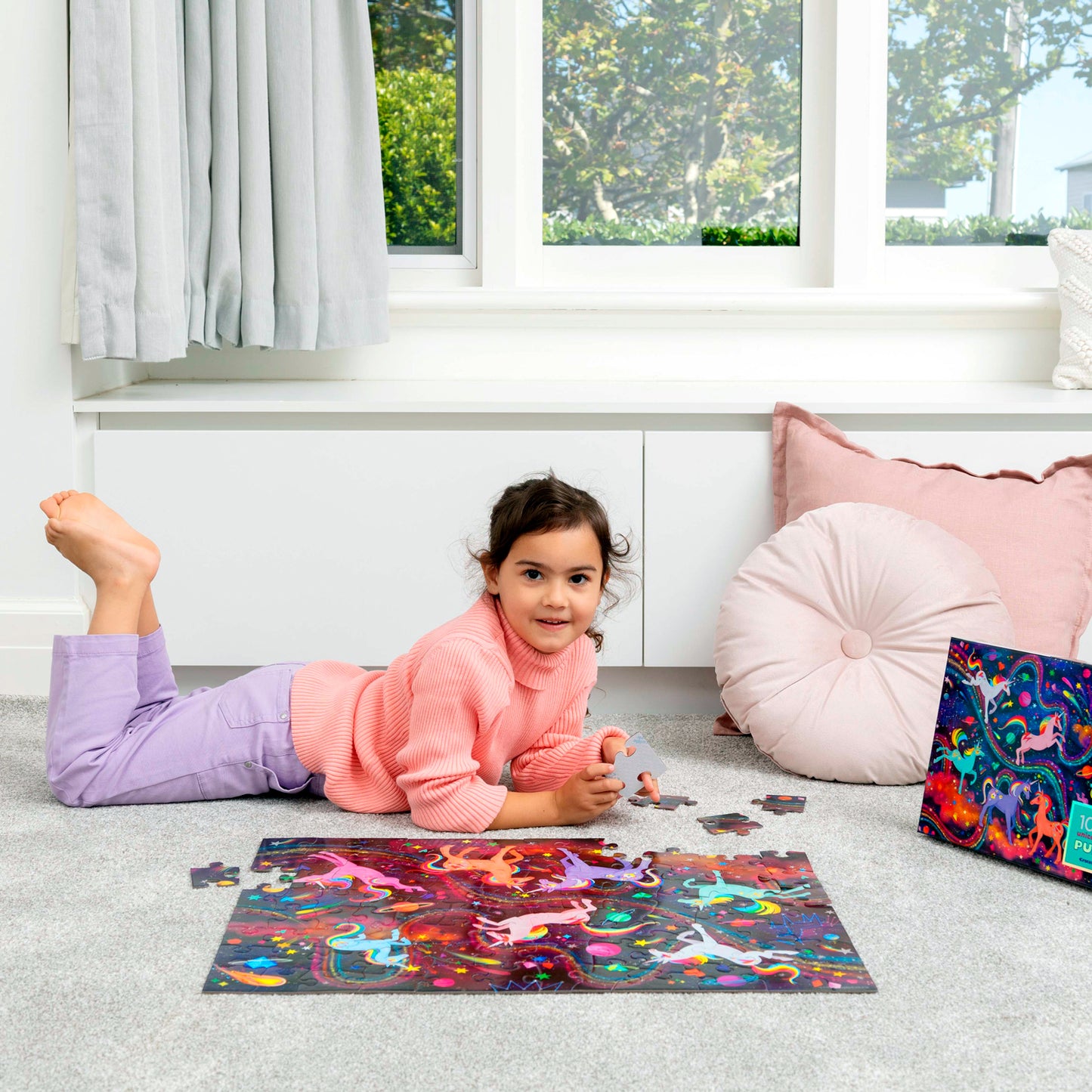 Holographic Puzzle 100 Pc - Unicorn Galaxy