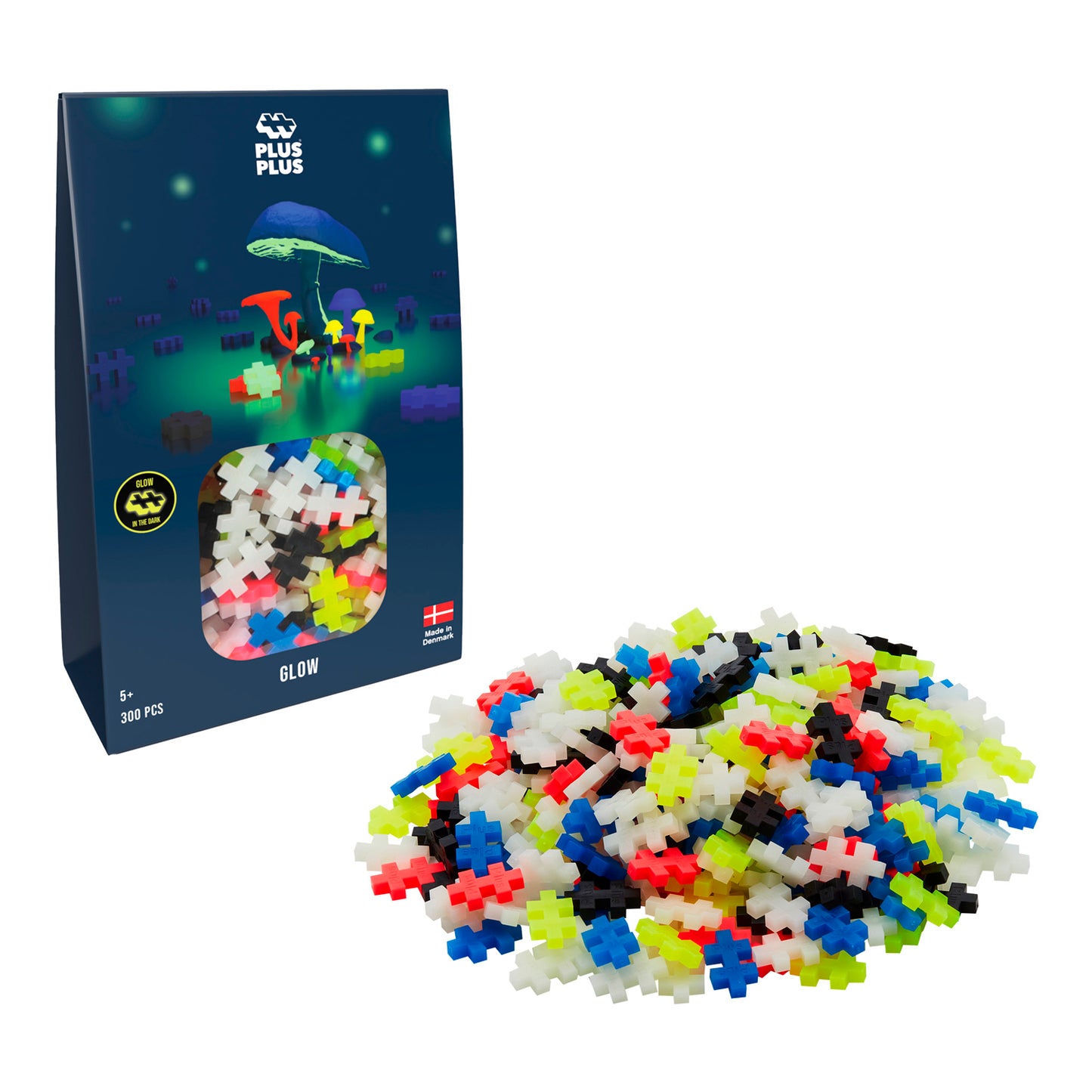 Plus-Plus Glow Mix - 300pcs
