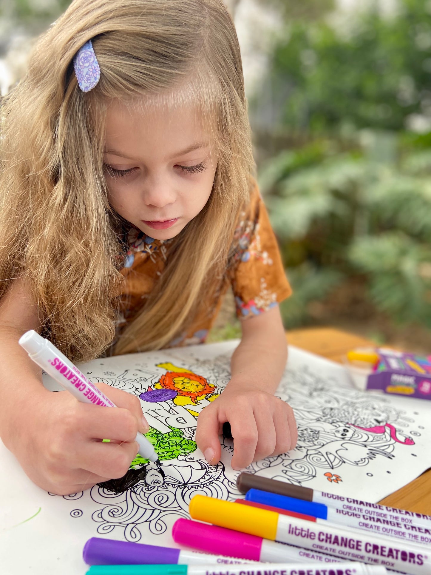 SAFARI Re-FUN-able™ Colouring Set