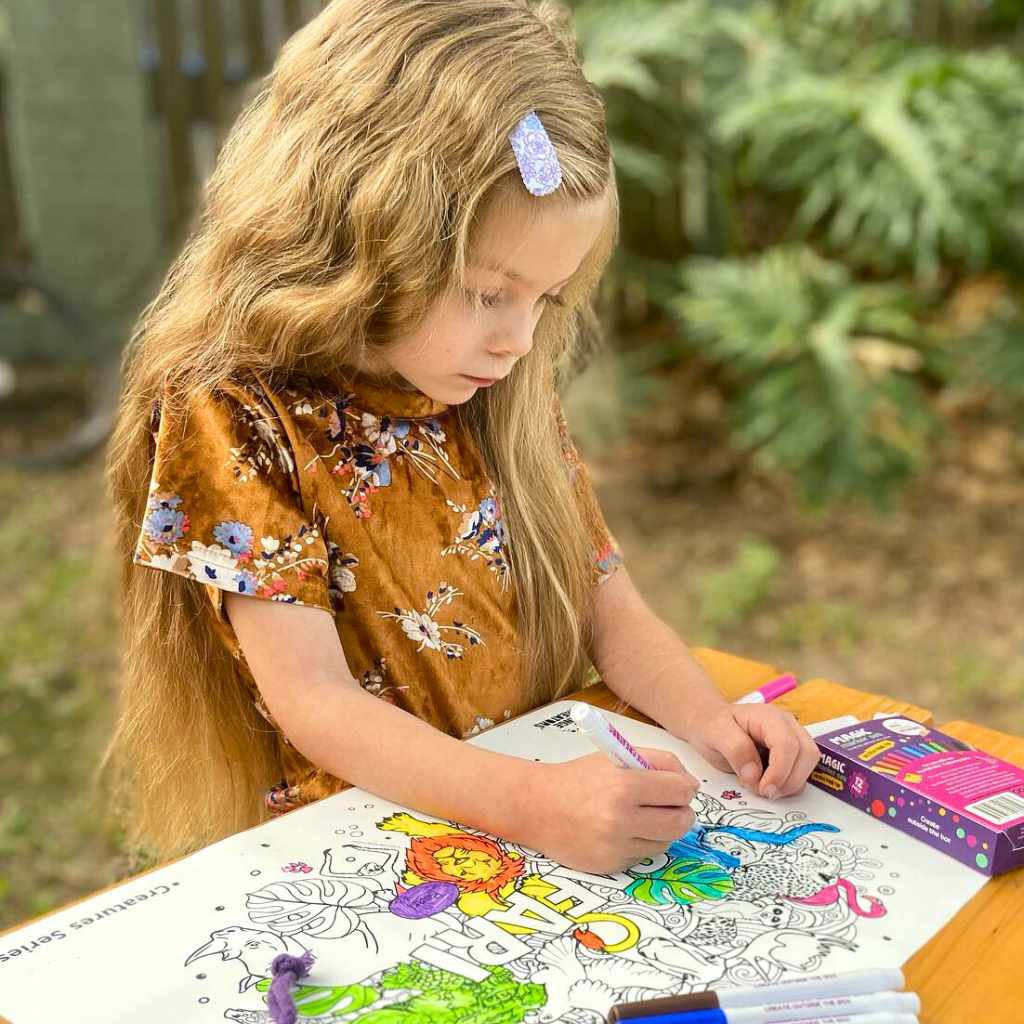 SAFARI Re-FUN-able™ Colouring Set