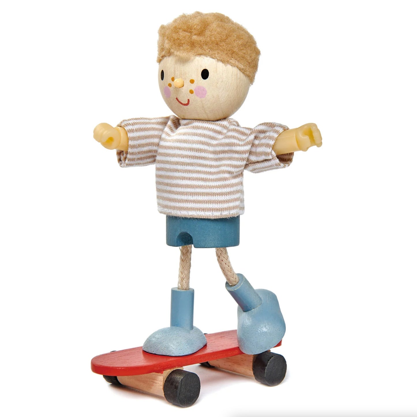 Edward & His Skateboard - Wooden Doll