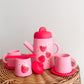 Silicone Tea Set - Strawberry Patch