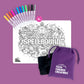 SPELLBOUND Re-FUN-able™ Colouring Set