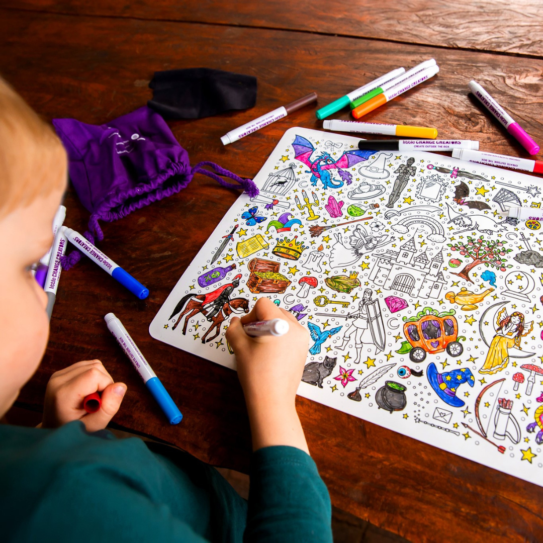 SPELLBOUND Re-FUN-able™ Colouring Set