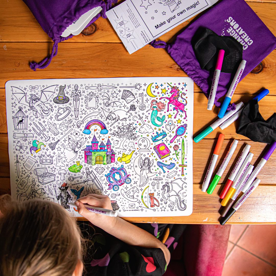 SPELLBOUND Re-FUN-able™ Colouring Set