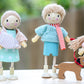 Mr. Goodwood & His Dog - Wooden Doll