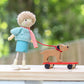 Mr. Goodwood & His Dog - Wooden Doll
