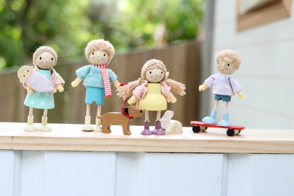Edward & His Skateboard - Wooden Doll
