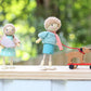 Mrs. Goodwood & Her Baby - Wooden Doll
