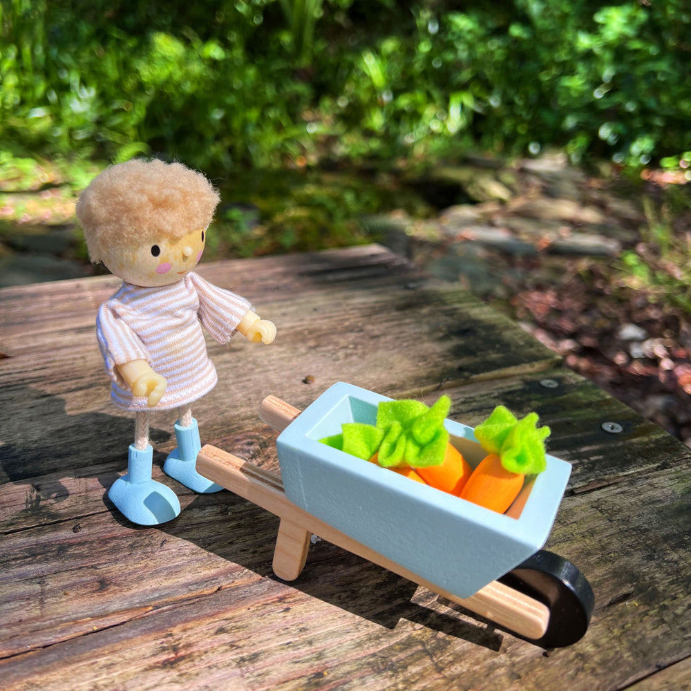 Edward & His Skateboard - Wooden Doll