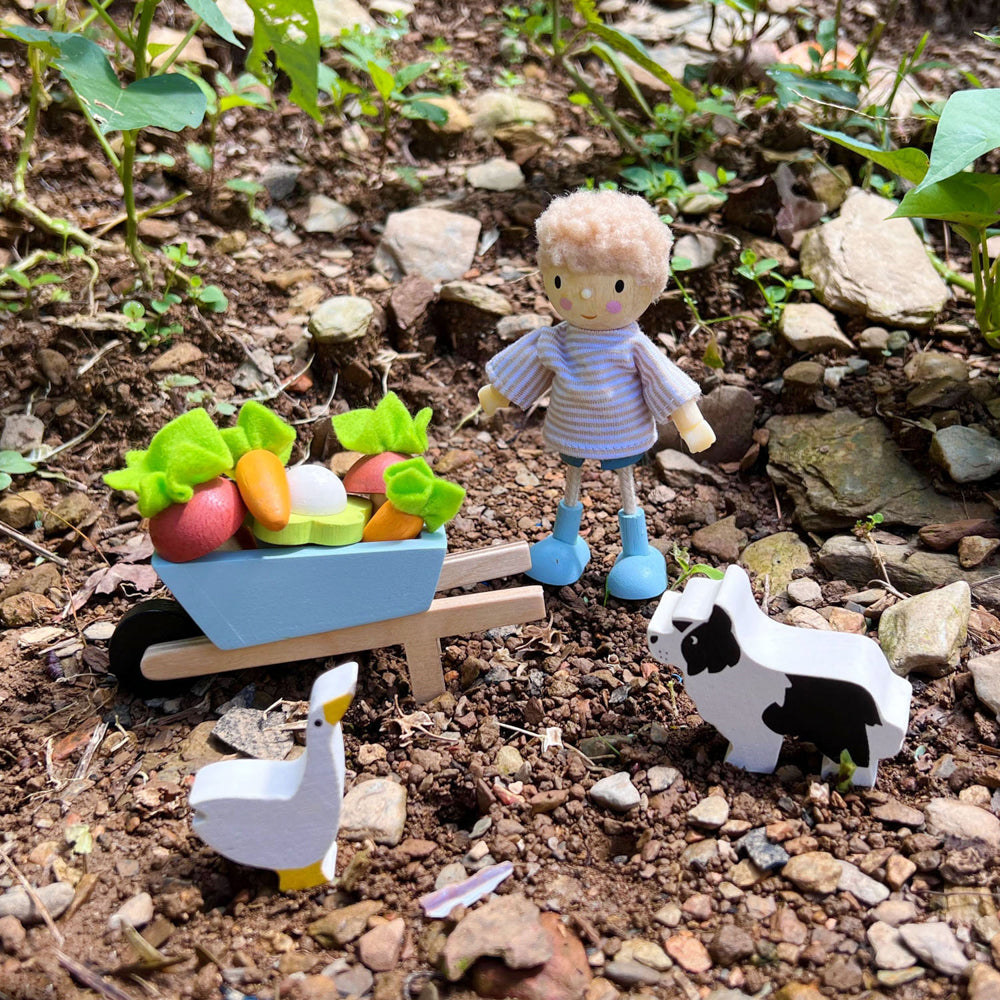 Edward & His Skateboard - Wooden Doll