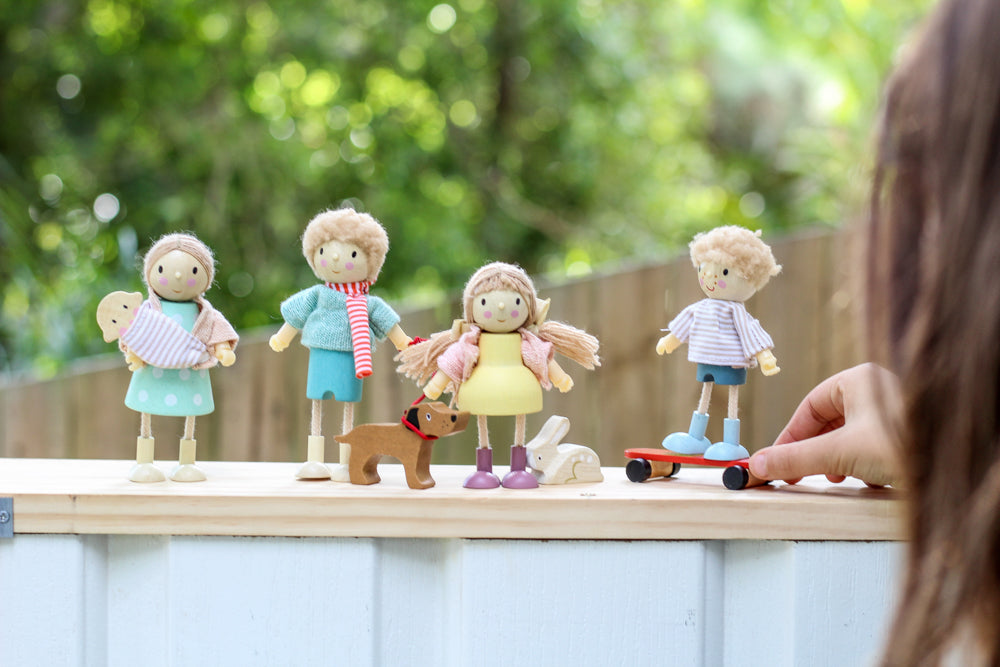 Edward & His Skateboard - Wooden Doll