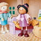 Ayana & Her Cat - Wooden Doll