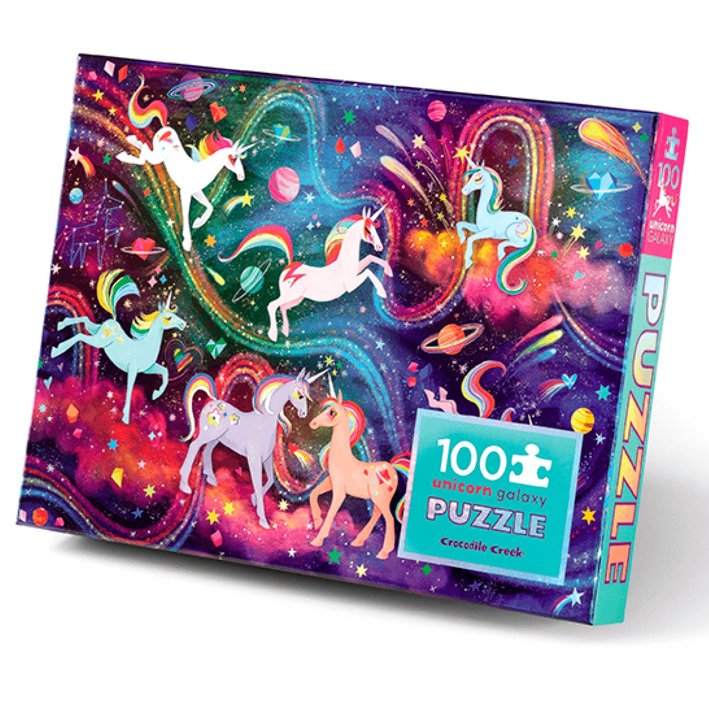 Holographic Puzzle 100 Pc - Unicorn Galaxy