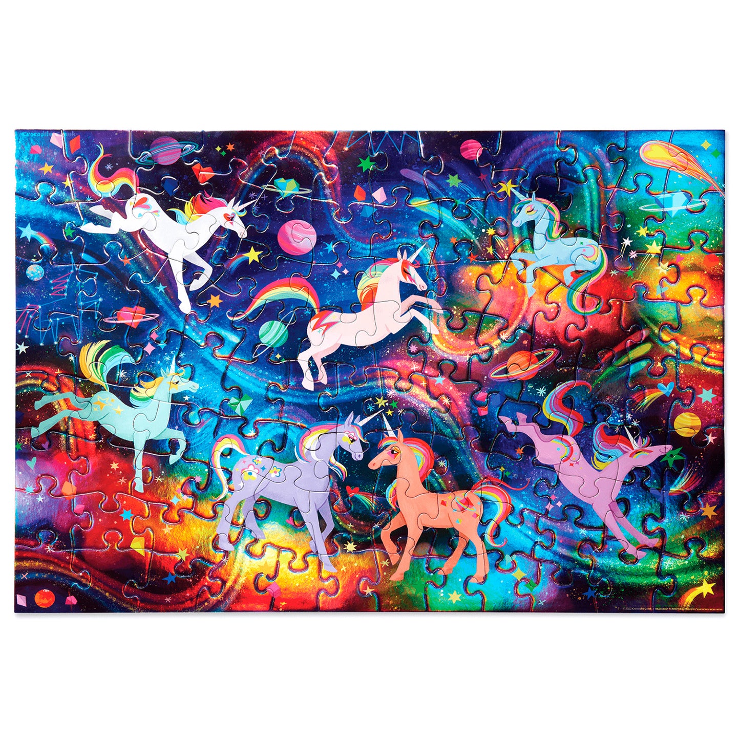 Holographic Puzzle 100 Pc - Unicorn Galaxy