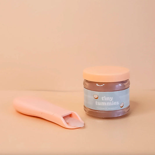 Tiny Tummies Food Jar & Spoon Set - Coconut Yoghurt