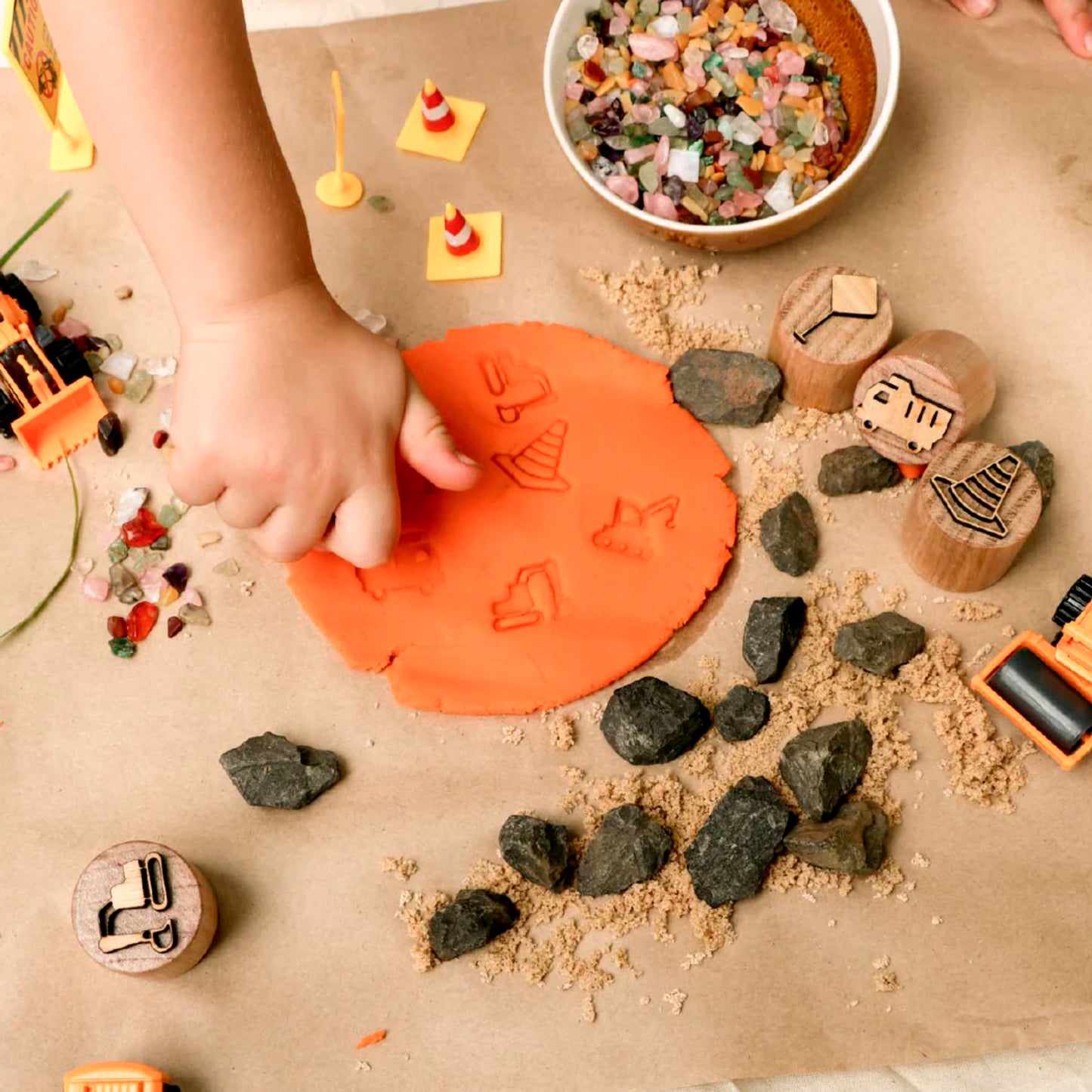 Playdough Stamps - Construction
