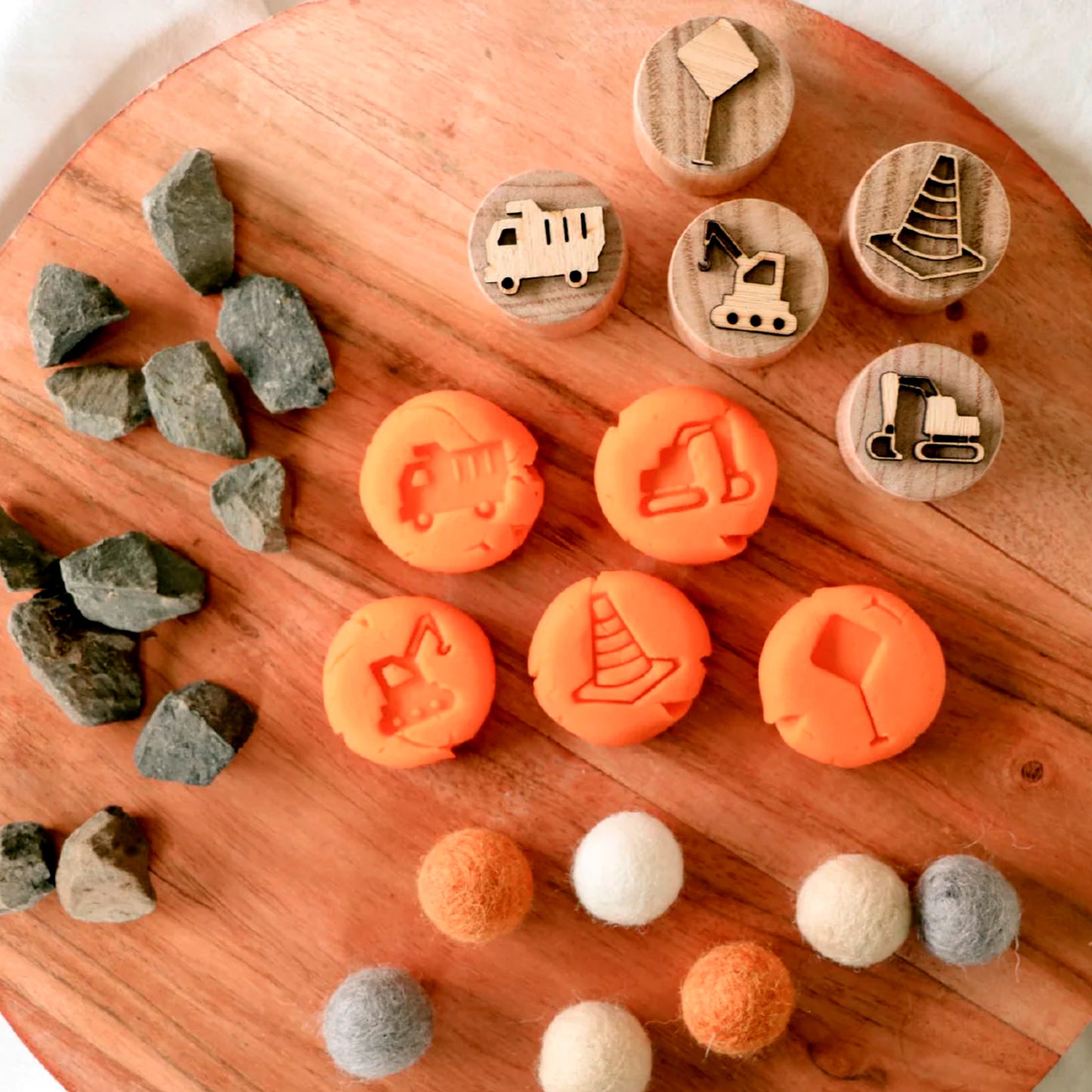 Playdough Stamps - Construction