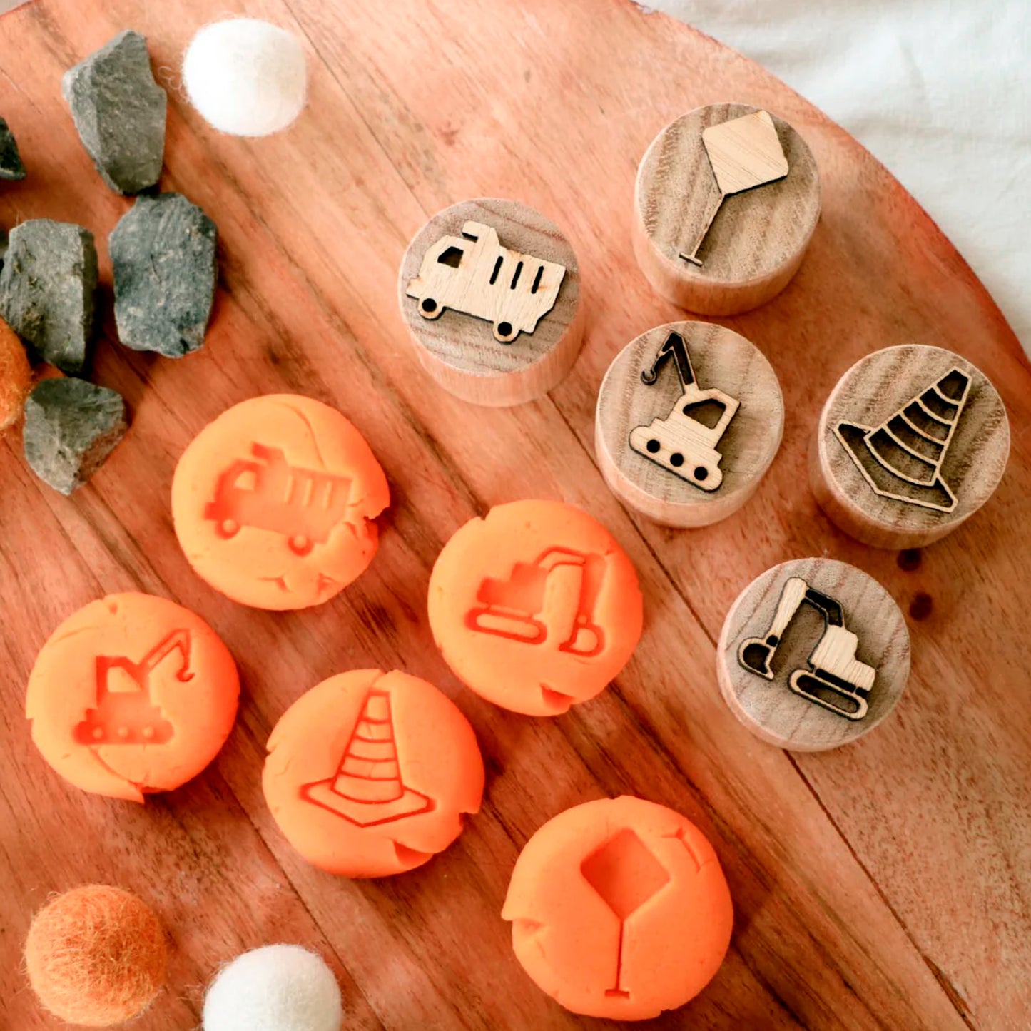 Playdough Stamps - Construction