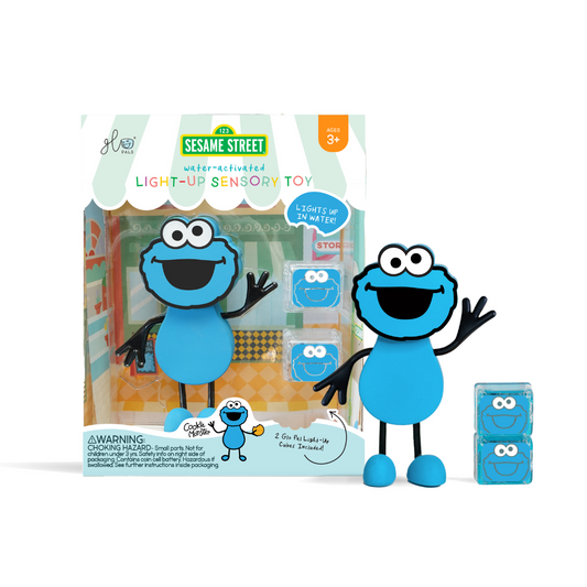Glo Pals Water Activated Light-Up Sensory Toy - Cookie Monster