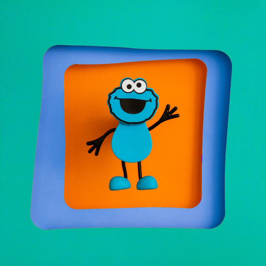 Glo Pals Water Activated Light-Up Sensory Toy - Cookie Monster