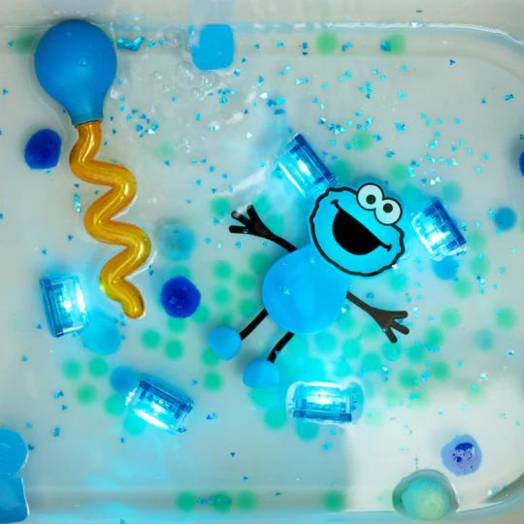Glo Pals Water Activated Light-Up Sensory Toy - Cookie Monster
