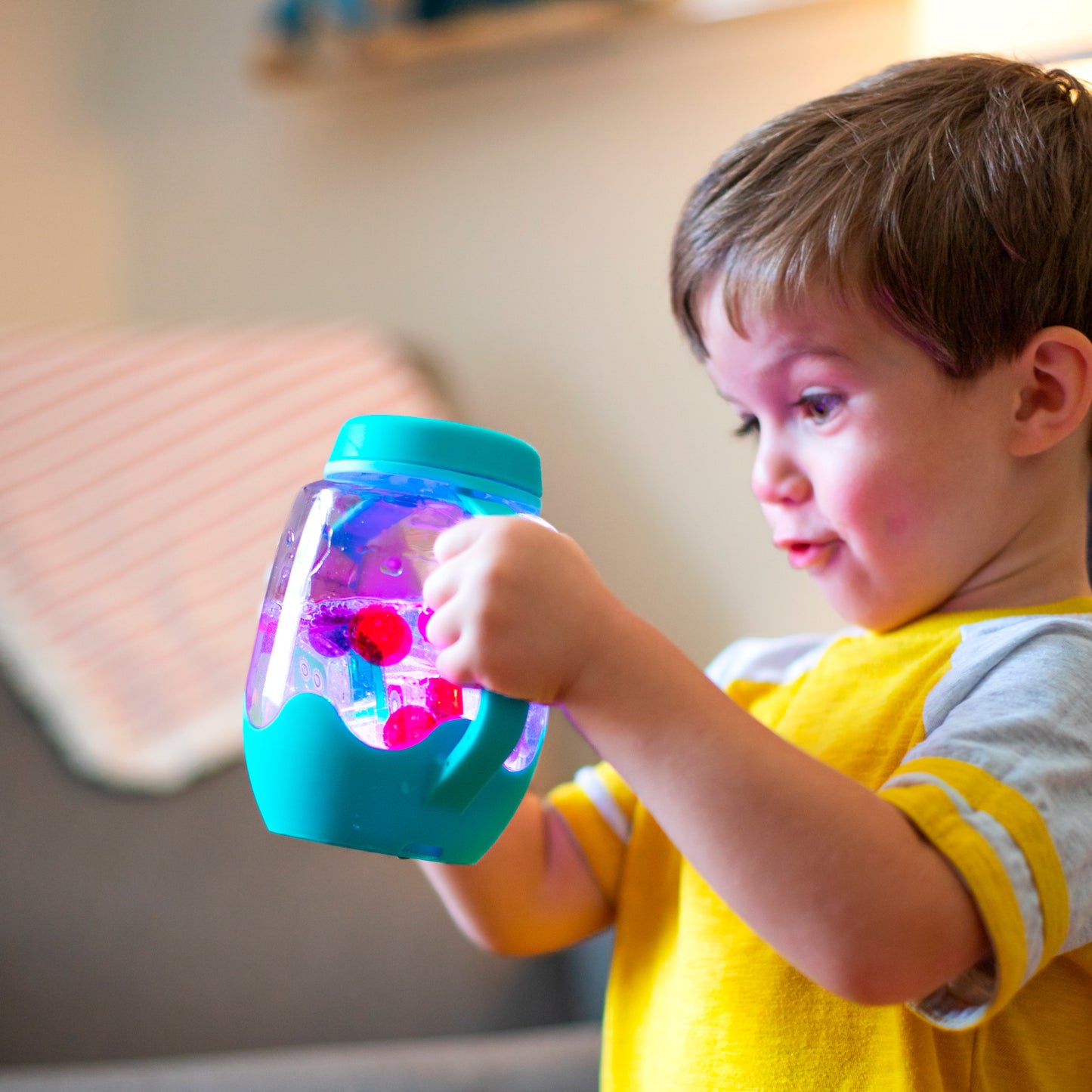 Glo Pals Sensory Play Jar - Blue