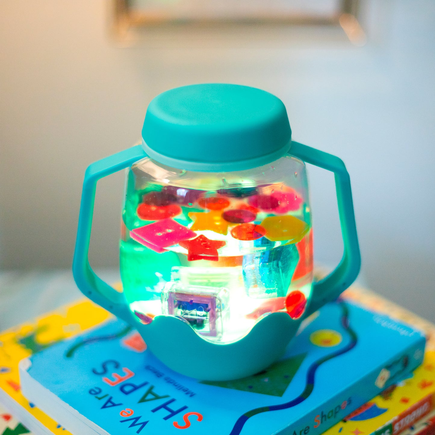 Glo Pals Sensory Play Jar - Blue
