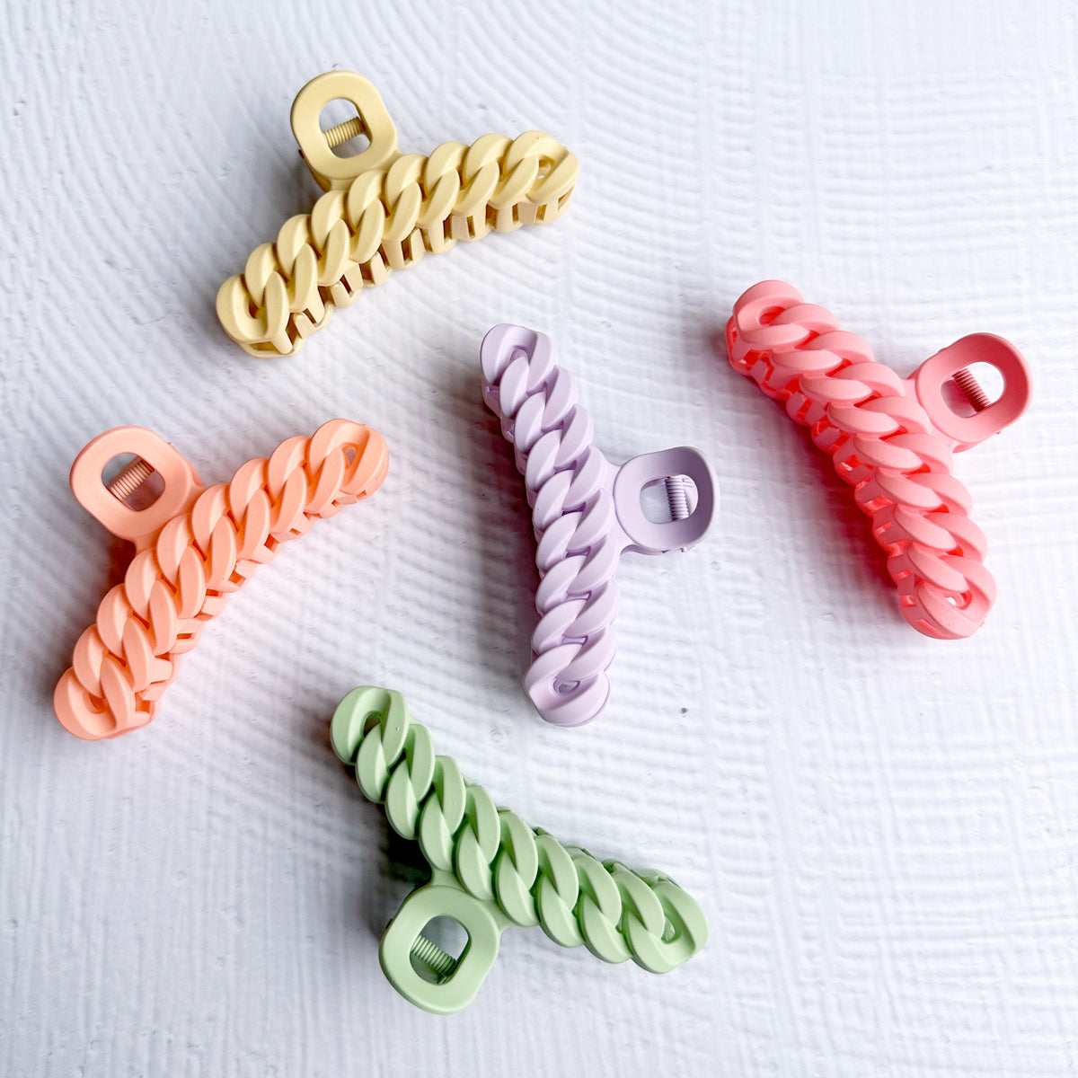 Molly Braided Pastel Hair Claw Clip