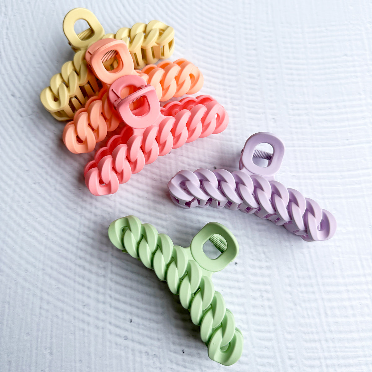 Molly Braided Pastel Hair Claw Clip