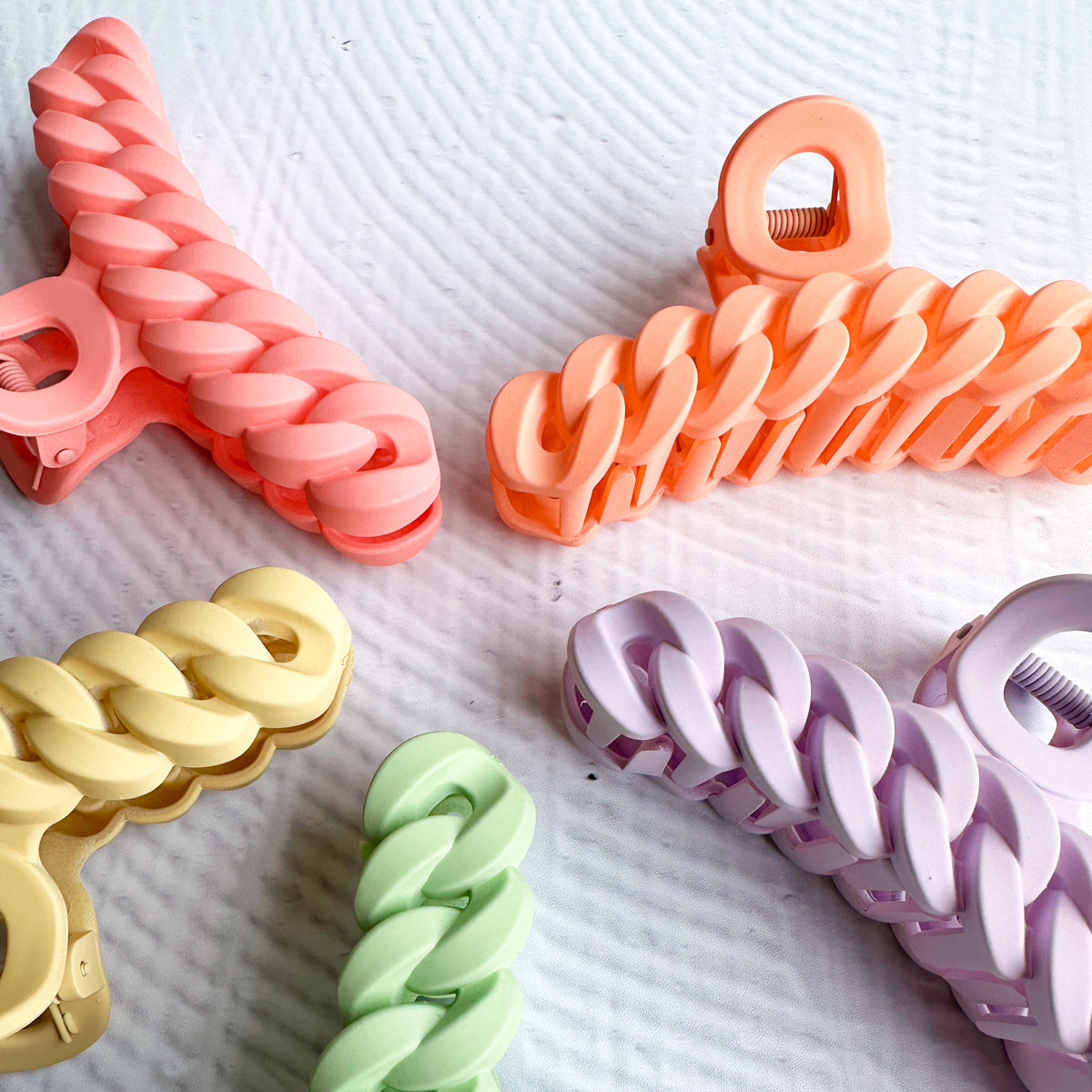 Molly Braided Pastel Hair Claw Clip