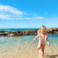 Dixie Ruffle Gingham Honey Yellow Girls Swimsuit