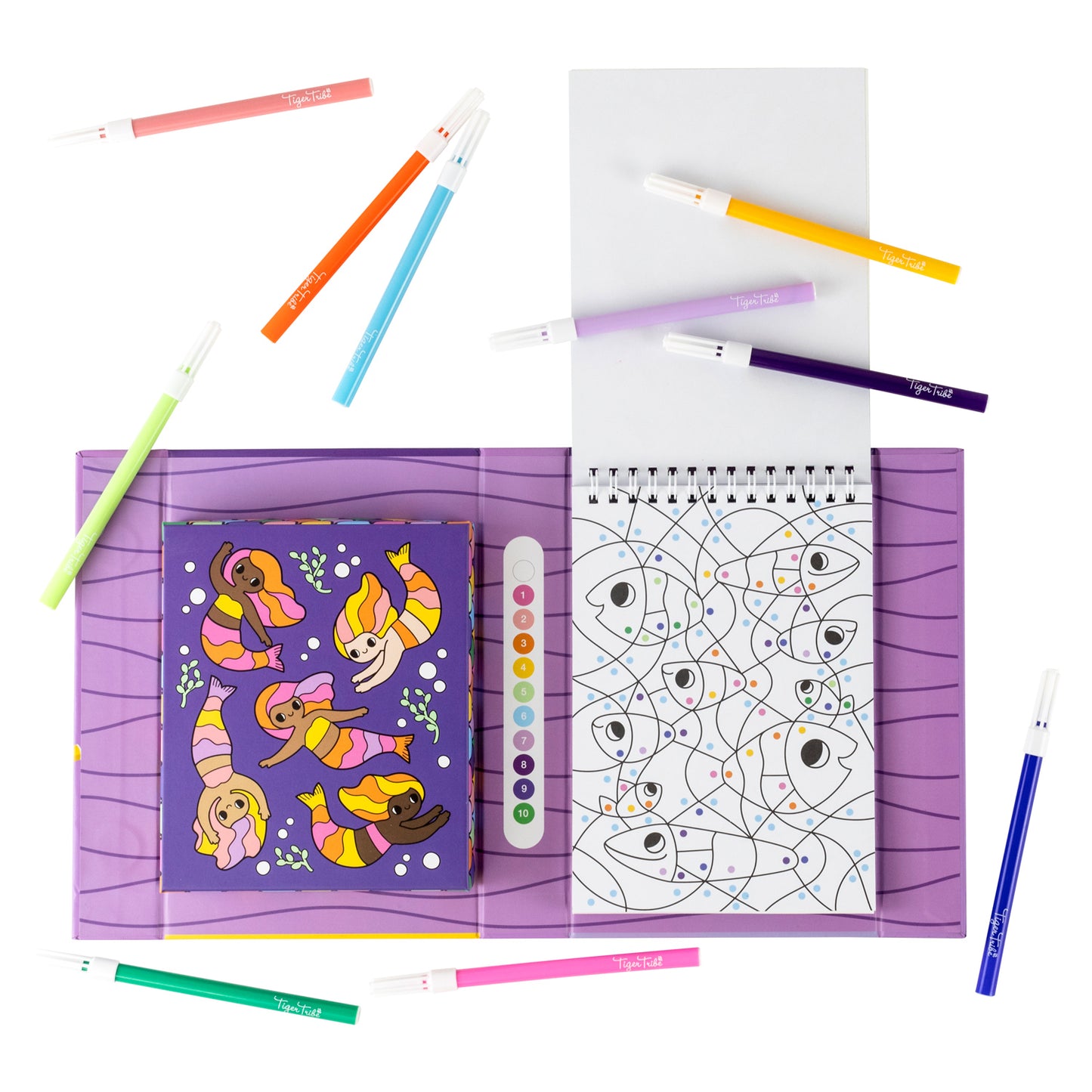 Colour by Numbers - Mermaids & Friends