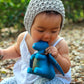 Midnight Dragon Natural Rubber Baby Rattle
