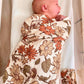 Muslin Baby Swaddle - Vintage Garden