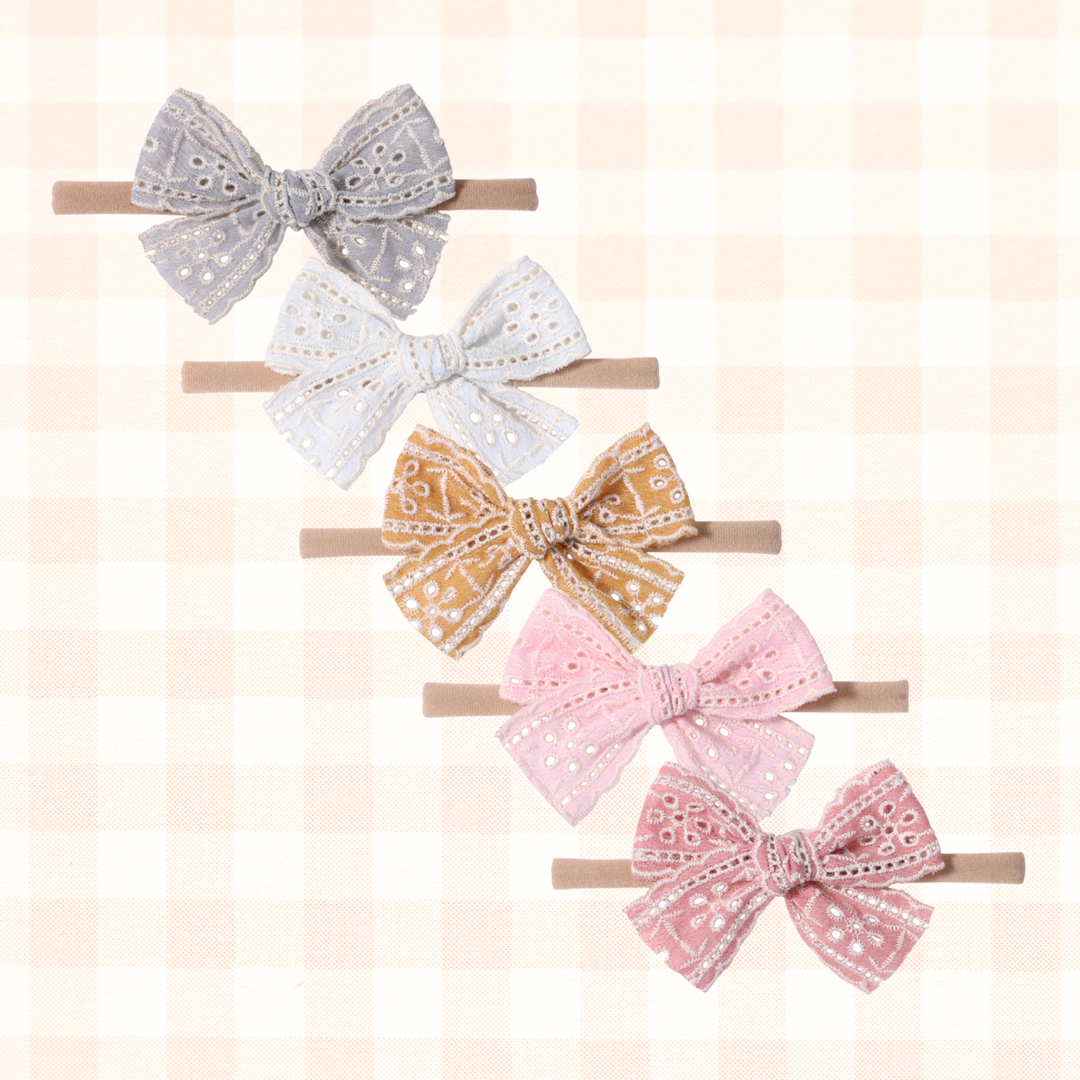 Fifi Vintage Lace Bow Headband