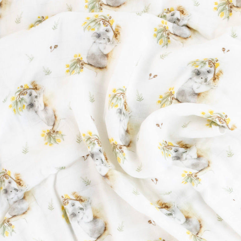 Koala Muslin Baby Swaddle
