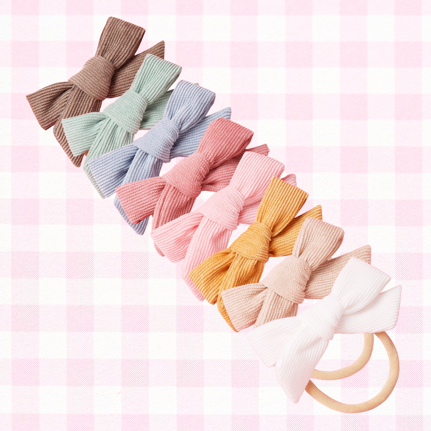 Isabelle Corduroy Mini Bow Headband