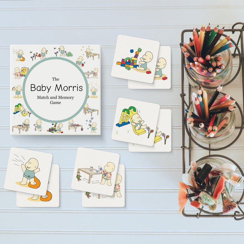The Baby Morris Match and Memory Card Game