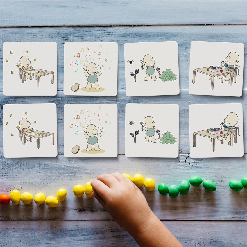 The Baby Morris Match and Memory Card Game