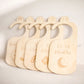 Boho Wooden Closet Dividers - Set of 5