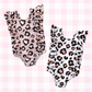 Tilly Ruffle Leopard Print Girls Swimsuit