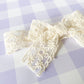 Abigail Vintage Lace Bow Headband
