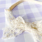 Abigail Vintage Lace Bow Headband