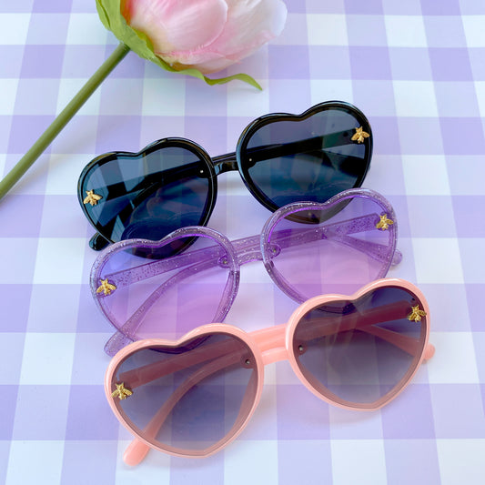 Chloe Love Heart Bumble Bee Sunglasses