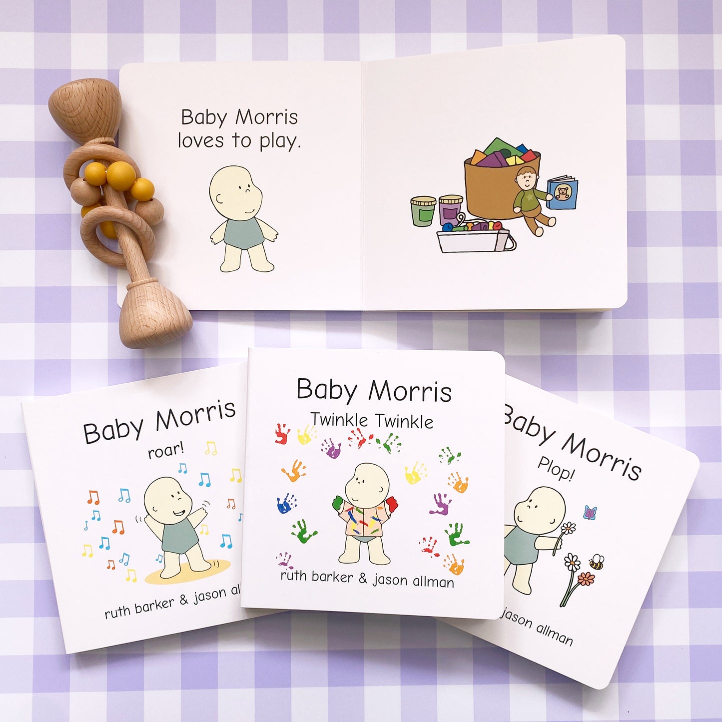 Baby Morris Board Book One - Icky Sticky