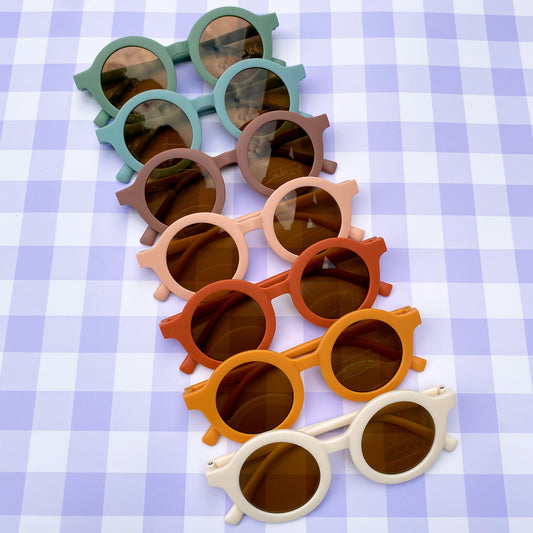 Alex Retro Round Sunglasses