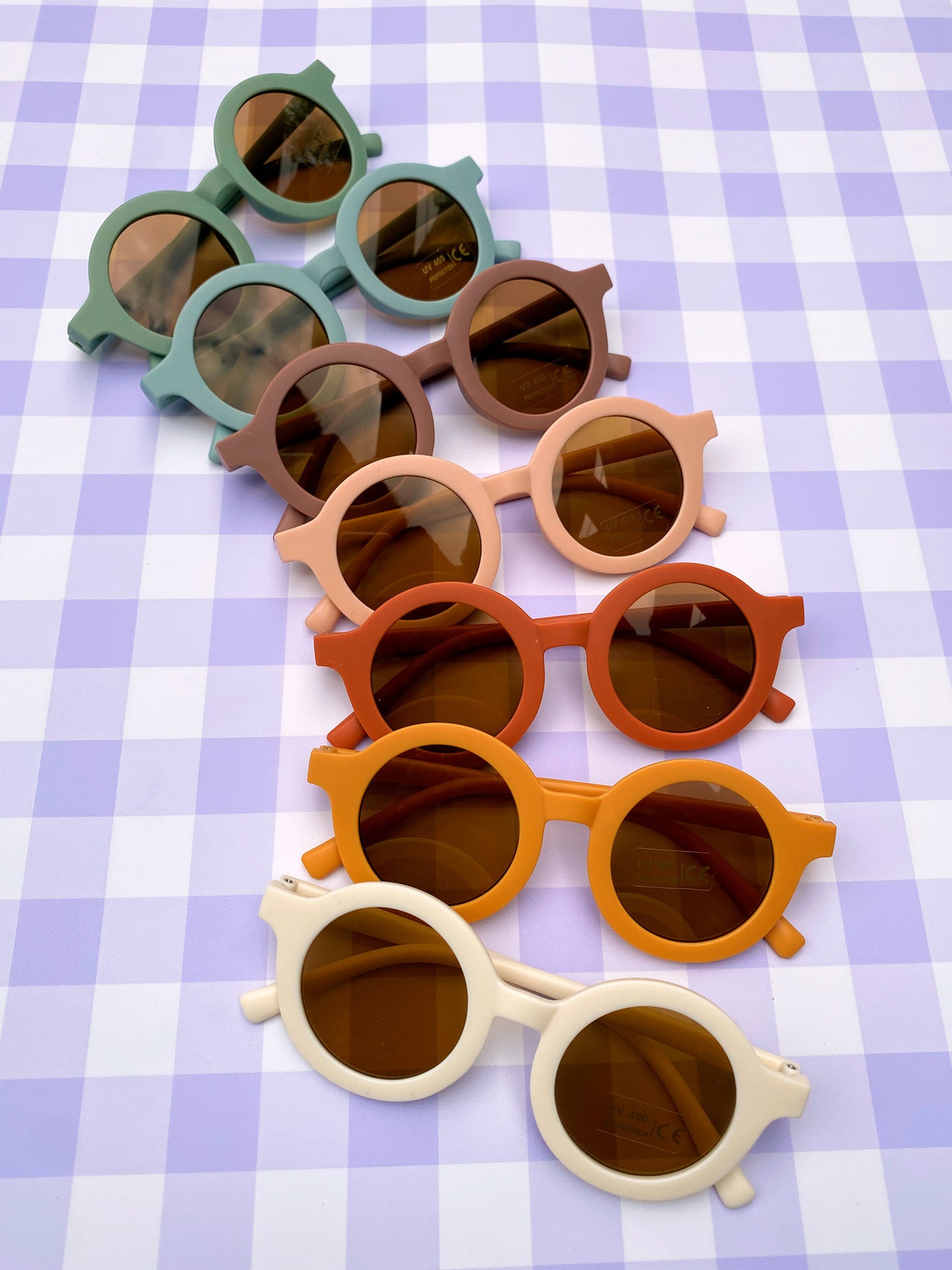 Alex Retro Round Sunglasses